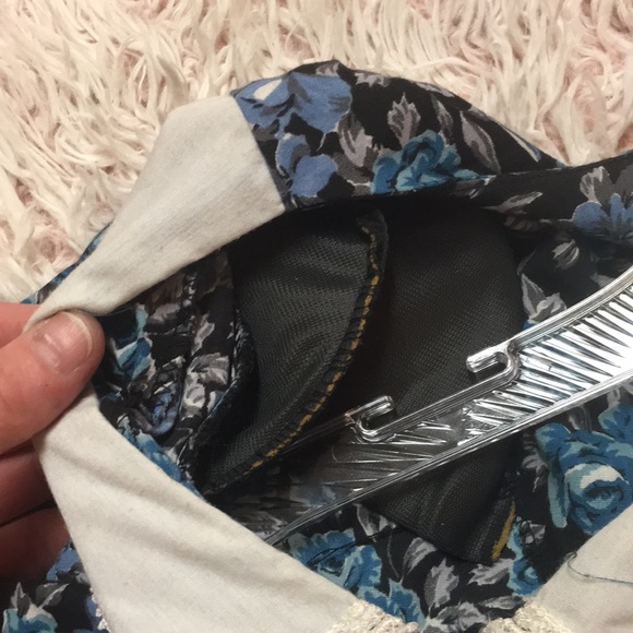 🦋VTG floral cottage core button down midi dress - Picture 8 of 11